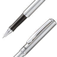 Ручка гелевая Pentel Sterling серебристый металлик синяя 0,7мм K600 - Ручка гелевая Pentel Sterling серебристый металлик синяя 0,7мм K600