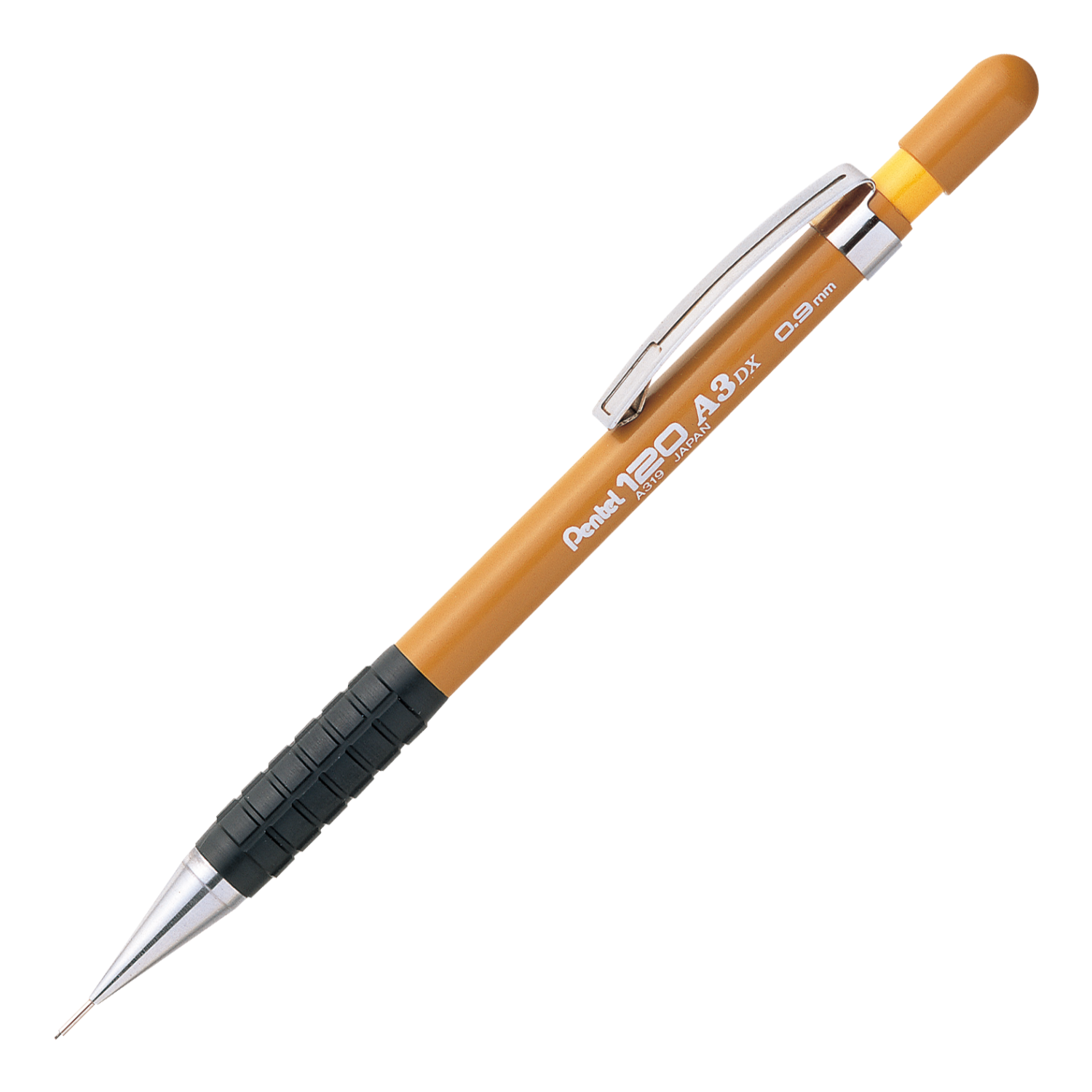 Карандаш механический Pentel 120 A3 темно-желтый корпус 0,9мм - 379 руб.