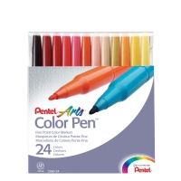Фломастеры Pentel Arts Color Pen 24 цвета