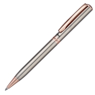 Ручка шариковая Pentel Sterling B810 серебристый металлик c отделкой цвета розовое золото синяя 0,8мм - Ручка шариковая Pentel Sterling B810 серебристый металлик c отделкой цвета розовое золото синяя 0,8мм