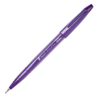 Кисть Pentel Touch Brush Sign Pen SES15С - Фломастер-кисть Pentel Brush Sign Pen SES15C-V фиолетовый