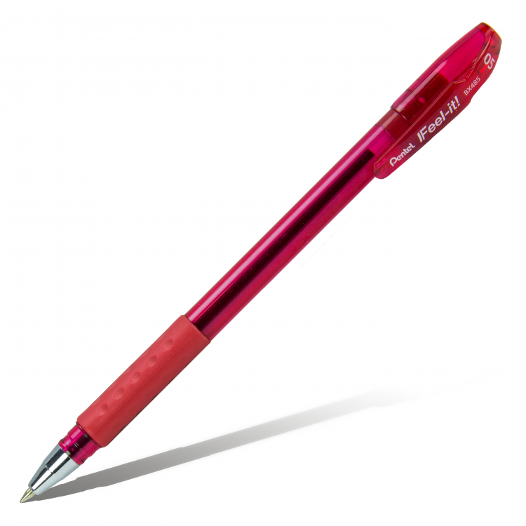 Ручка красного цвета. Ручка Pentel feel it. Ручка шариковая Pentel bx487-c синяя. Ручка шариковая Pentel feel it 0.5мм синий 2шт.блистер. Pentel feel it красная ручка