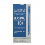 Ручка шариковая Pentel IFeel-it! BX490 1мм - Ручка шариковая Pentel Feel it! BX490 
1,0мм упаковка из 12 штук