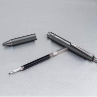 Ручка гелевая Pentel Sterling EnerGel серебристый графит черная 0,7мм BL407MA - Ручка гелевая Pentel Sterling EnerGel серебристый графит черная 0,7мм BL407MA-A