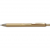Ручка гелевая Pentel Sterling EnerGel золотой металлик черная 0,7мм BL407X - Ручка гелевая Pentel Sterling EnerGel BL407 золотой металлик черная 0,7мм