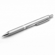 Ручка гелевая Pentel Sterling EnerGel серебристый металлик черная 0,7мм BL407M - Ручка гелевая Pentel Sterling EnerGel серебристый металлик черная 0,7мм BL407M
