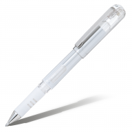 Ручка гелевая Pentel Hybrid Gel Grip DX белая 1мм K230-W - Ручка гелевая Pentel Hybrid Gel Grip DX K230-W белая 1мм