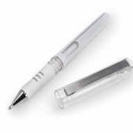 Ручка гелевая Pentel Hybrid Gel Grip DX белая 1мм K230-W - Ручка гелевая Pentel Hybrid Gel Grip DX K230-W белая 1мм