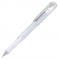 Ручка гелевая Pentel Hybrid Gel Grip DX белая 1мм K230-W