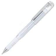Ручка гелевая Pentel Hybrid Gel Grip DX белая 1мм K230-W - Ручка гелевая Pentel Hybrid Gel Grip DX белая 1мм K230-W