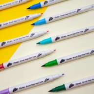 Набор двусторонних кистей Pentel Brush Sign Pen Twin SESW30C 6 цветов - Набор двусторонних кистей Pentel Brush Sign Pen Twin SESW30C 6 цветов