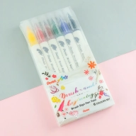 Набор двусторонних кистей Pentel Brush Sign Pen Twin SESW30C 6 цветов - Набор двусторонних кистей Pentel Brush Sign Pen Twin SESW30C 6 цветов