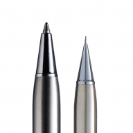 Набор Pentel Sterling карандаш A810 + шариковая ручка B810 серебристый металлик - Набор Pentel Sterling карандаш A810 + шариковая ручка B810 серебристый металлик