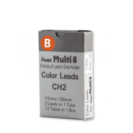 Грифели для карандашей Pentel Multi 8 Colour Lead CH2 2,0мм 2шт. - Грифели для карандашей Pentel Multi 8 Colour Lead CH2 2,0мм упаковка из 12шт.