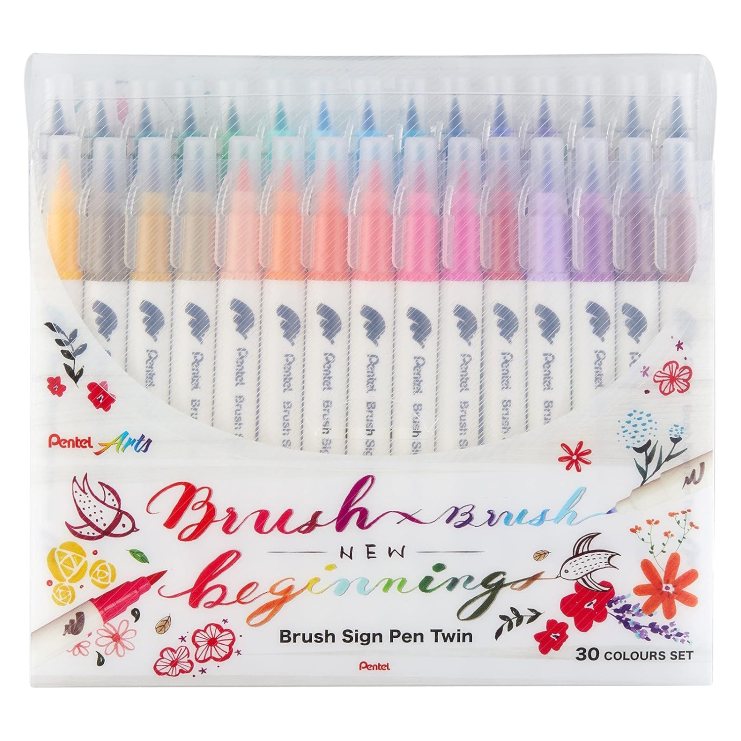 Pentel Brush Sign Pen Twin SESW30C 30