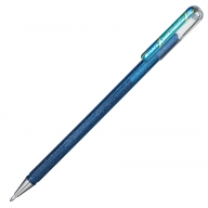 Ручка гелевая Pentel Hybrid Dual Metallic K110 хамелеон 1мм - Ручка гелевая Pentel Hybrid Dual Metallic K110-DCX синий + зеленый металлик 1мм