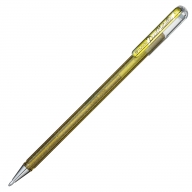 Ручка гелевая Pentel Hybrid Dual Metallic K110 хамелеон 1мм - Ручка гелевая Pentel Hybrid Dual Metallic K110-DXX золото хамелеон металлик 1мм