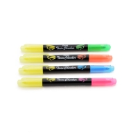 Набор текстовыделителей Pentel TwinCheсker 1-3мм SLW8-4 - Набор текстовыделителей Pentel TwinCheсker 1-3мм SLW8-4