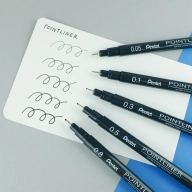 Набор линеров Pentel PointLiner S20P 5 шт. - Набор линеров Pentel PointLiner S20P 5 шт.