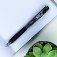 Набор шариковых ручек Pentel BK440 фиолетовая, черная, розовая 1мм - Набор шариковых ручек Pentel BK440 фиолетовая, черная, розовая 1мм