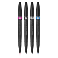 Набор кистей Pentel Brush Sign Pen Artist SESF30C 4 цвета - Набор кистей Pentel Brush Sign Pen Artist SESF30C 4 цвета