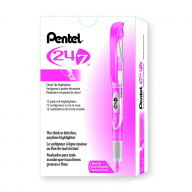 Текстовыделитель Pentel Highlighter 24/7 1-3мм SL12 - Текстовыделитель Pentel Highlighter 24/7 1-3мм SL12-P розовый упаковка из 12 штук