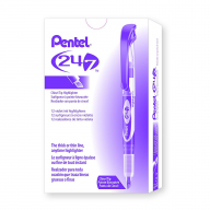 Текстовыделитель Pentel Highlighter 24/7 1-3мм SL12 - Текстовыделитель Pentel Highlighter 24/7 1-3мм SL12-V фиолетовый упаковка из 12 штук