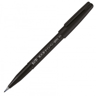Кисть с пигментными чернилами Pentel Brush Sign Pen Pigment SESP15 3 размера (EF+F+ M) в блистере - Кисть с пигментными чернилами Pentel Brush Sign Pen Pigment SESP15FA тонкая кисть