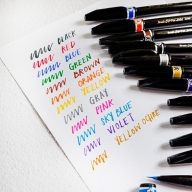 Набор кистей Pentel Brush Sign Pen Artist SESF30C 12 цветов - Набор кистей Pentel Brush Sign Pen Artist SESF30C 12 цветов